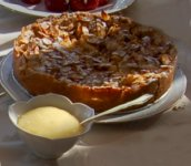 A delicious Apple Bavarian Torte